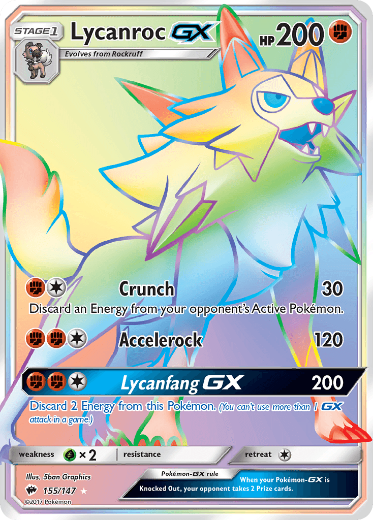 Lycanroc-GX Burning Shadows