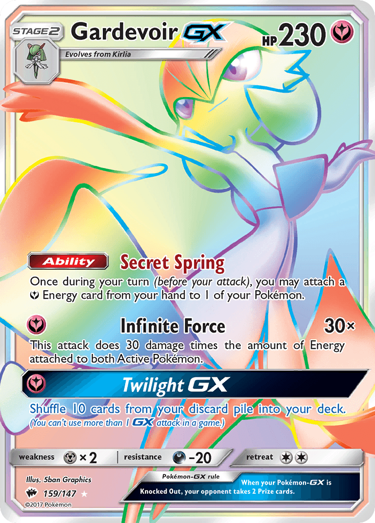 Gardevoir-GX Burning Shadows