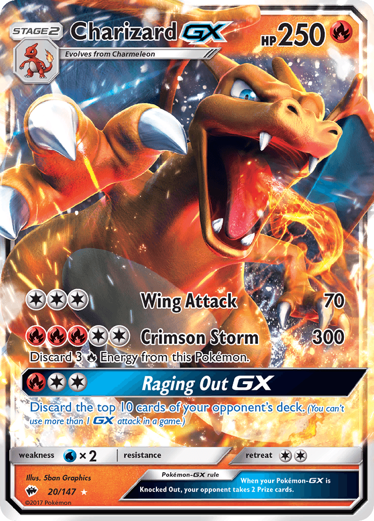 Charizard-GX Burning Shadows
