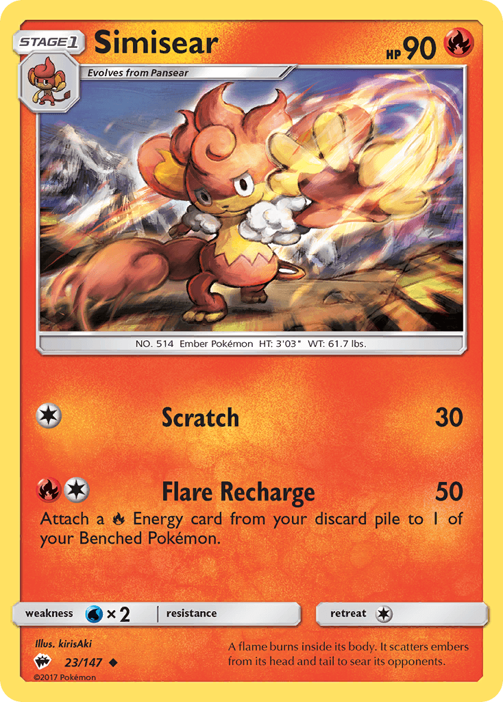 Simisear Burning Shadows
