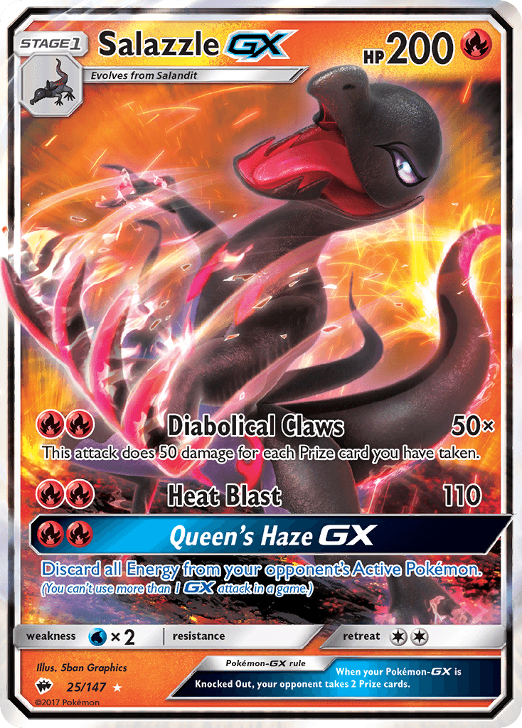 Salazzle-GX Burning Shadows