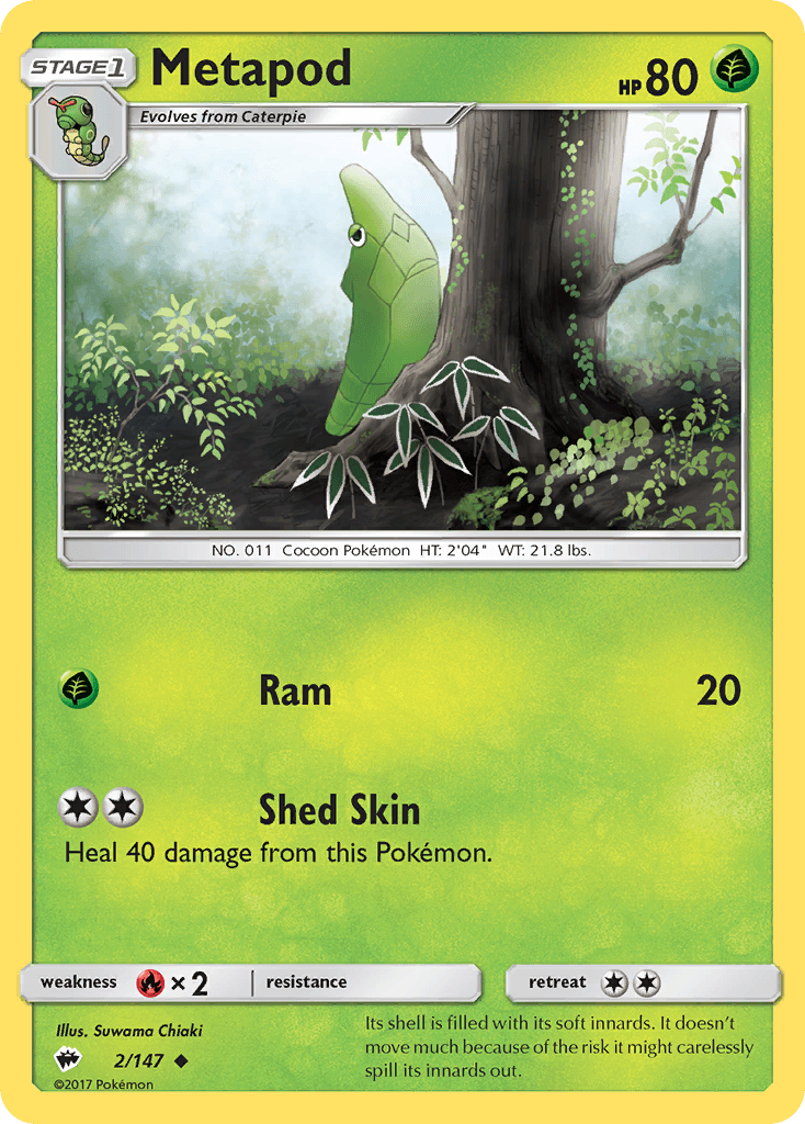 Metapod Burning Shadows