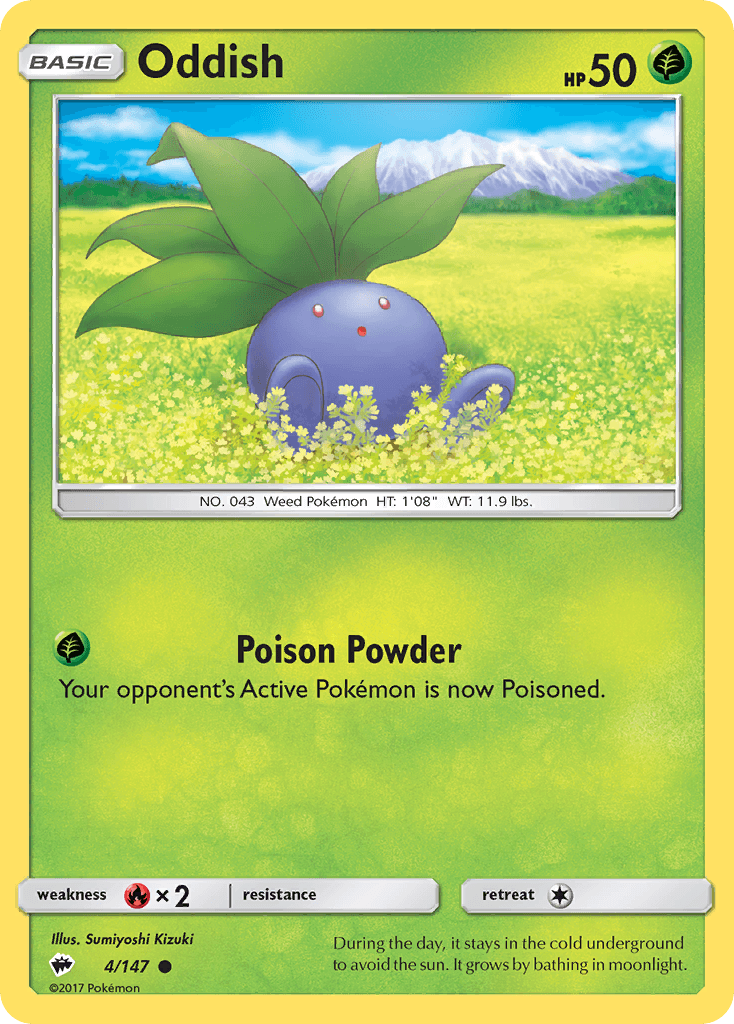Oddish Burning Shadows