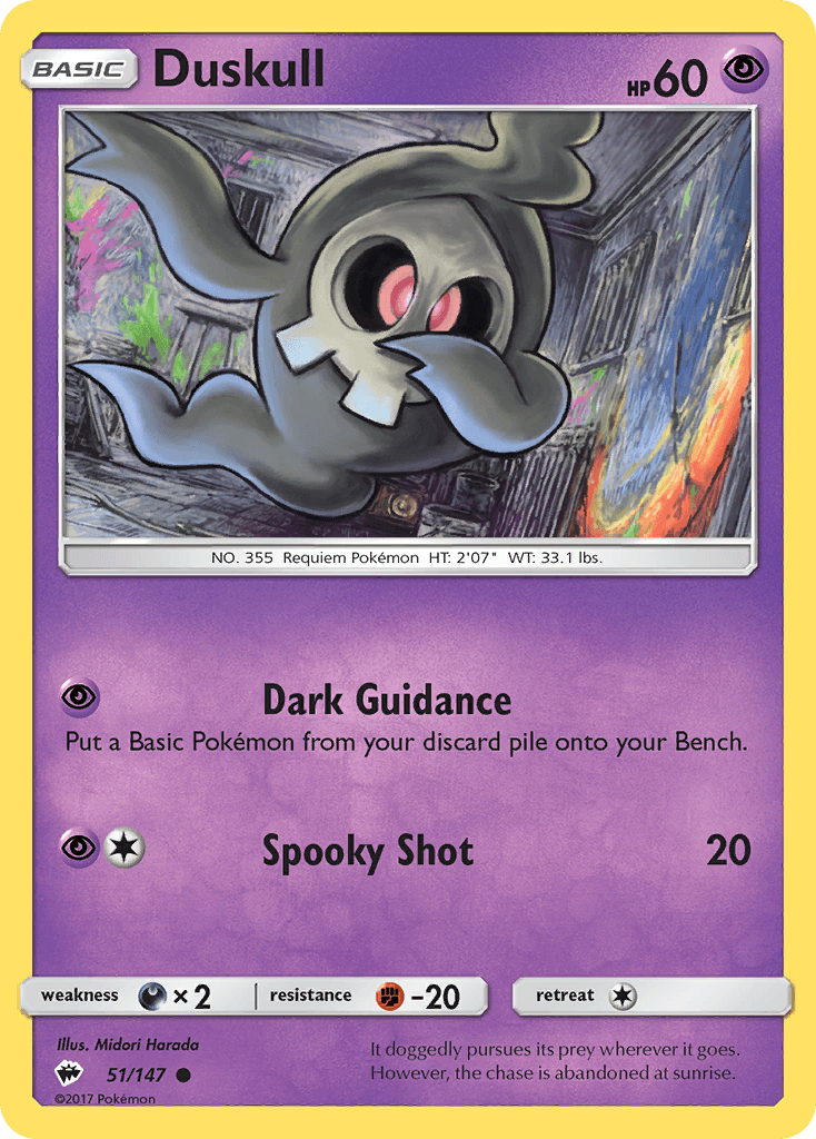 Duskull Burning Shadows