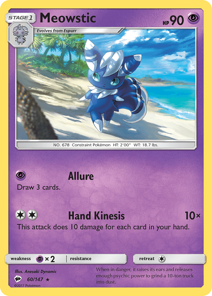 Meowstic Burning Shadows