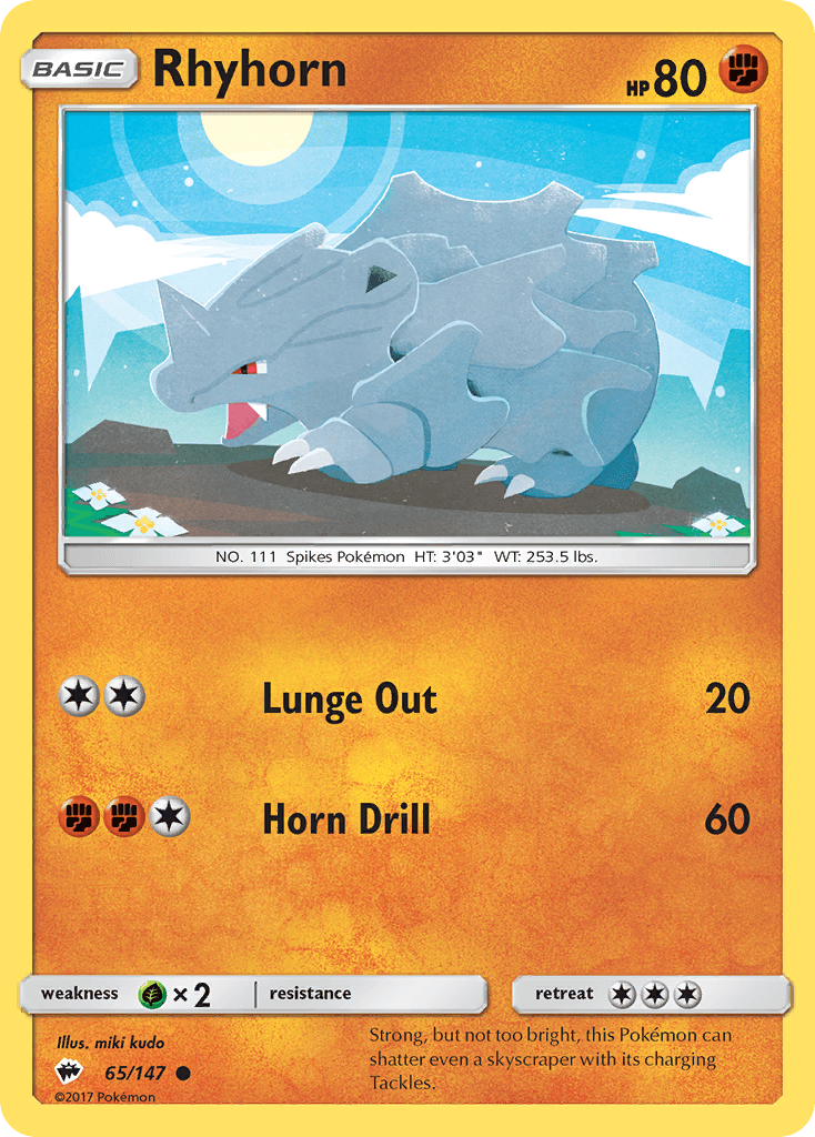 Rhyhorn Burning Shadows