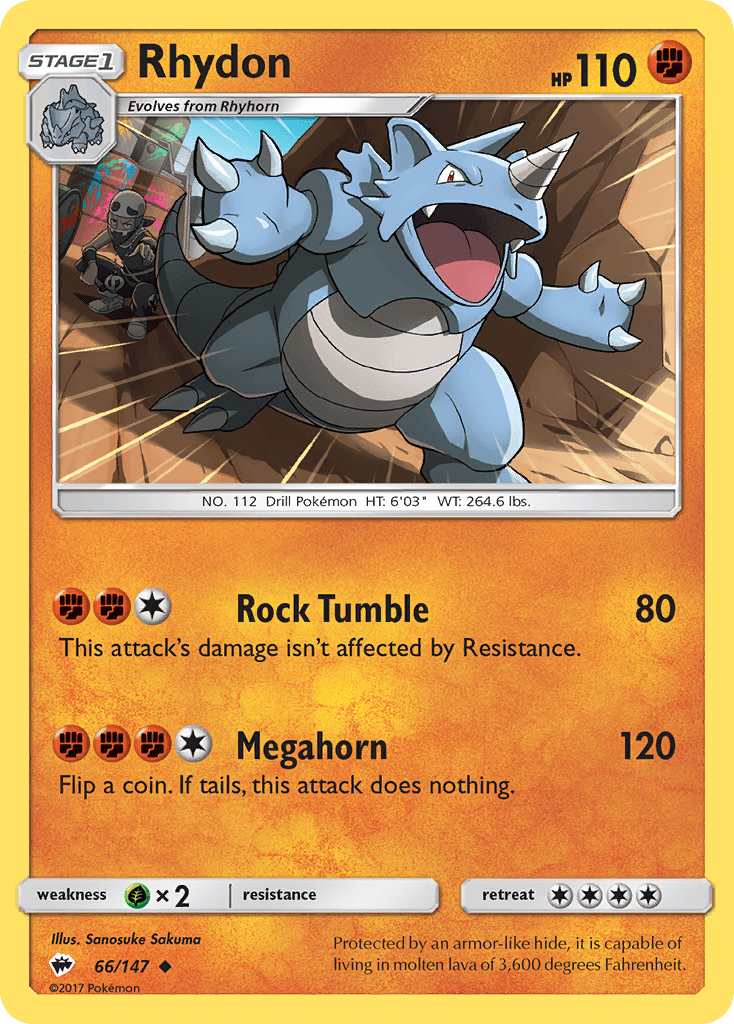 Rhydon Burning Shadows