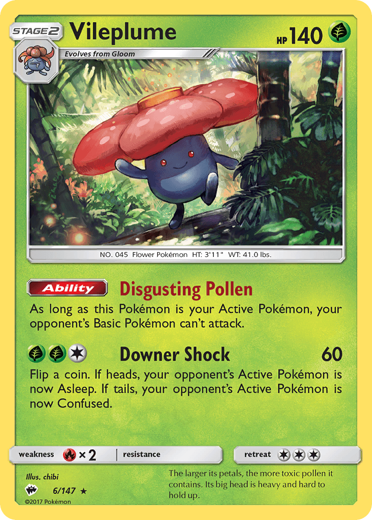 Vileplume Burning Shadows