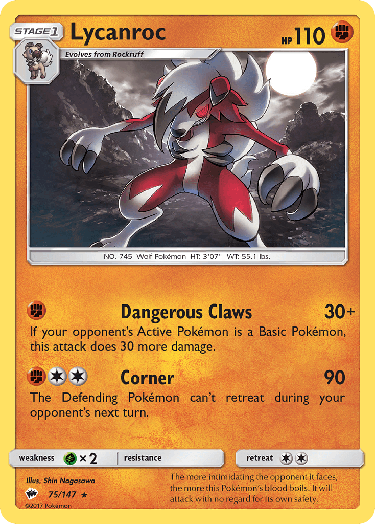 Lycanroc Burning Shadows