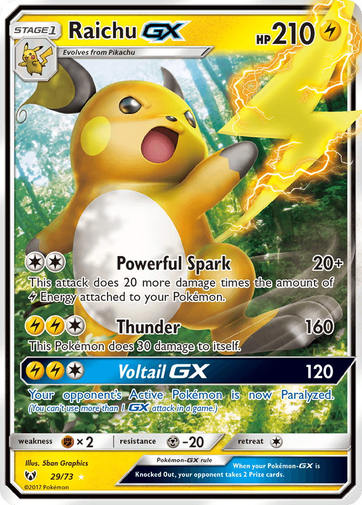 Raichu-GX Shining Legends