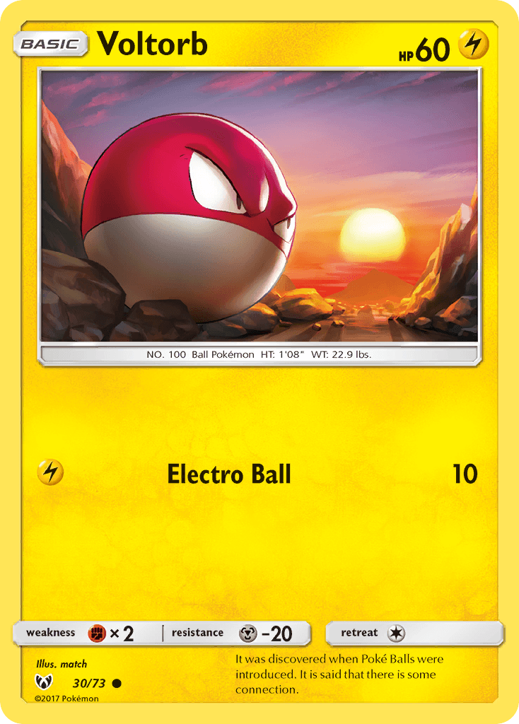 Voltorb Shining Legends
