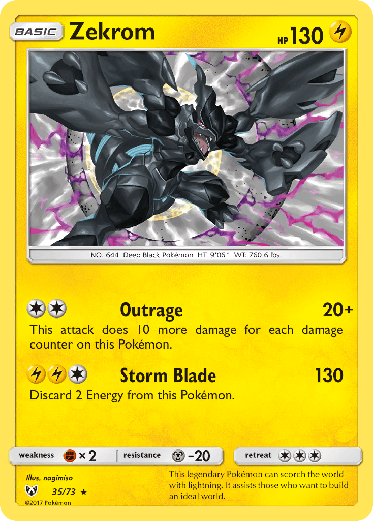 Zekrom Shining Legends