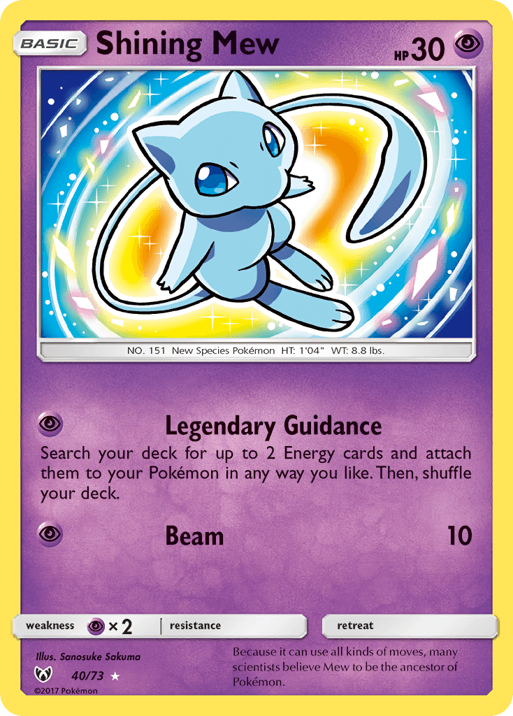 Shining Mew Shining Legends