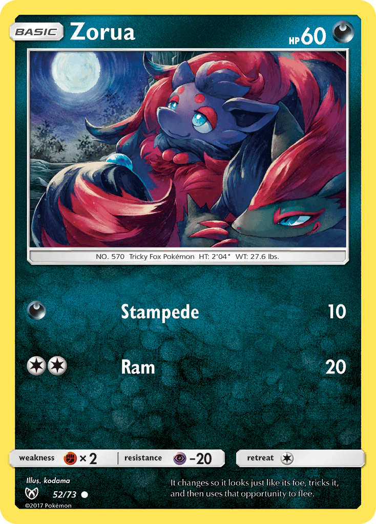 Zorua Shining Legends