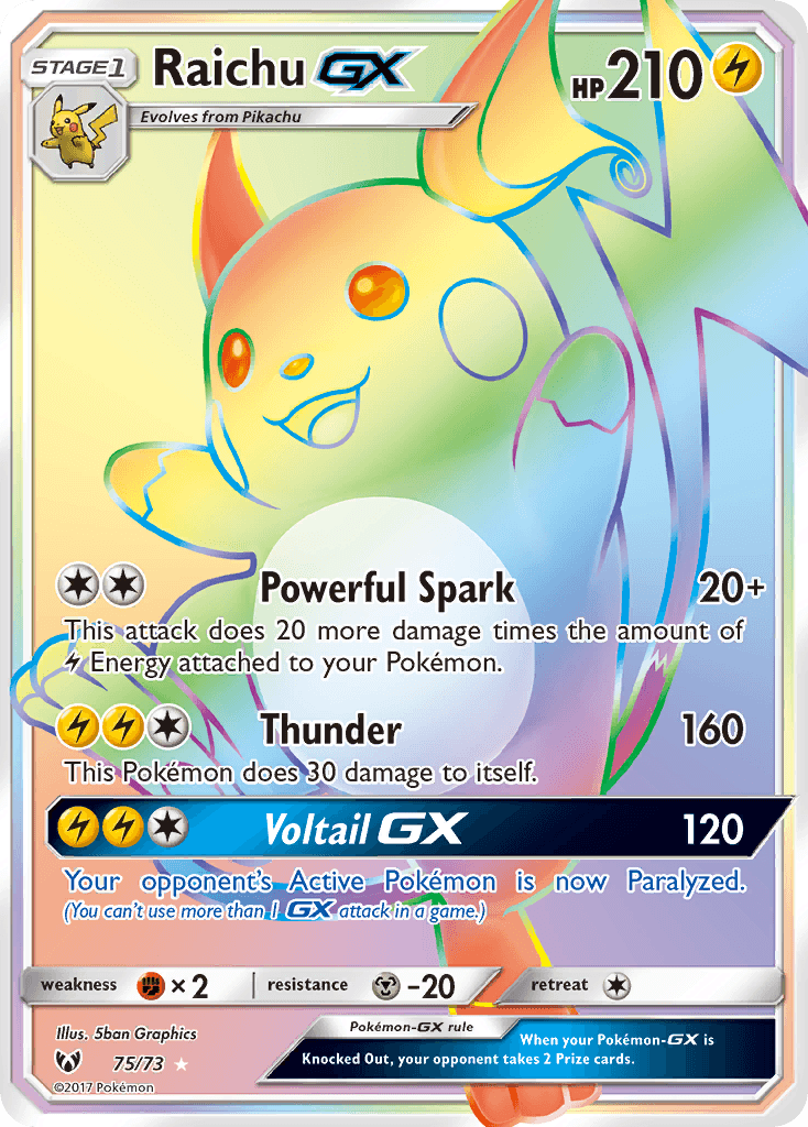 Raichu-GX Shining Legends