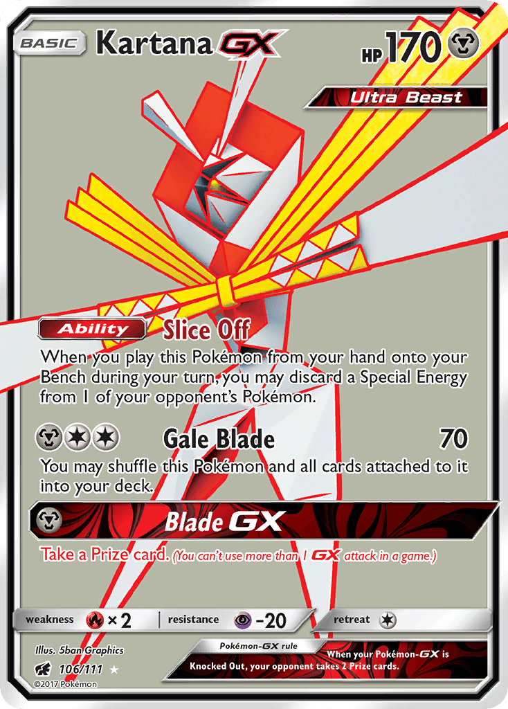 Kartana-GX Crimson Invasion