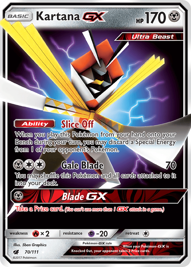Kartana-GX Crimson Invasion