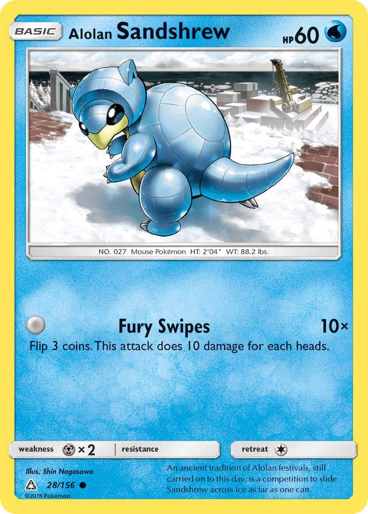 Alolan Sandshrew Ultra Prism