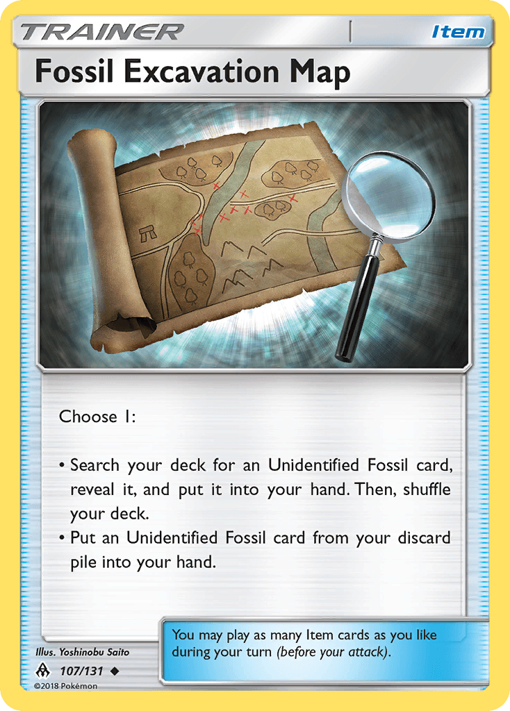 Fossil Excavation Map Forbidden Light