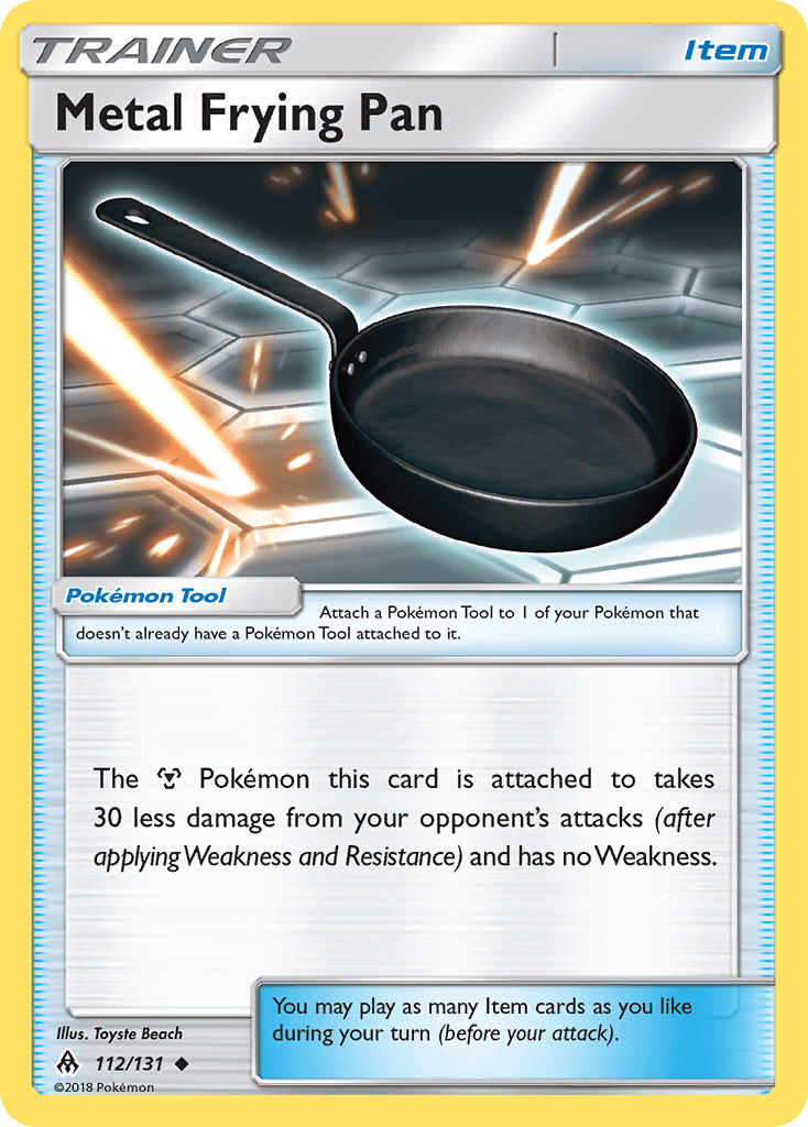 Metal Frying Pan Forbidden Light