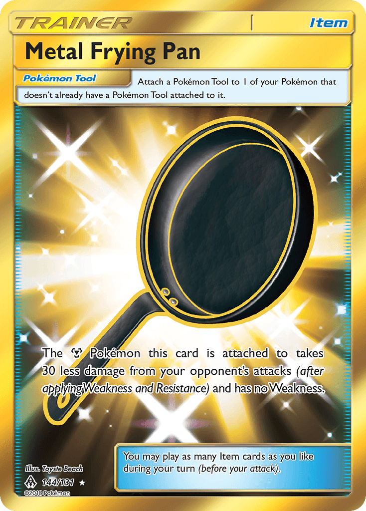 Metal Frying Pan Forbidden Light