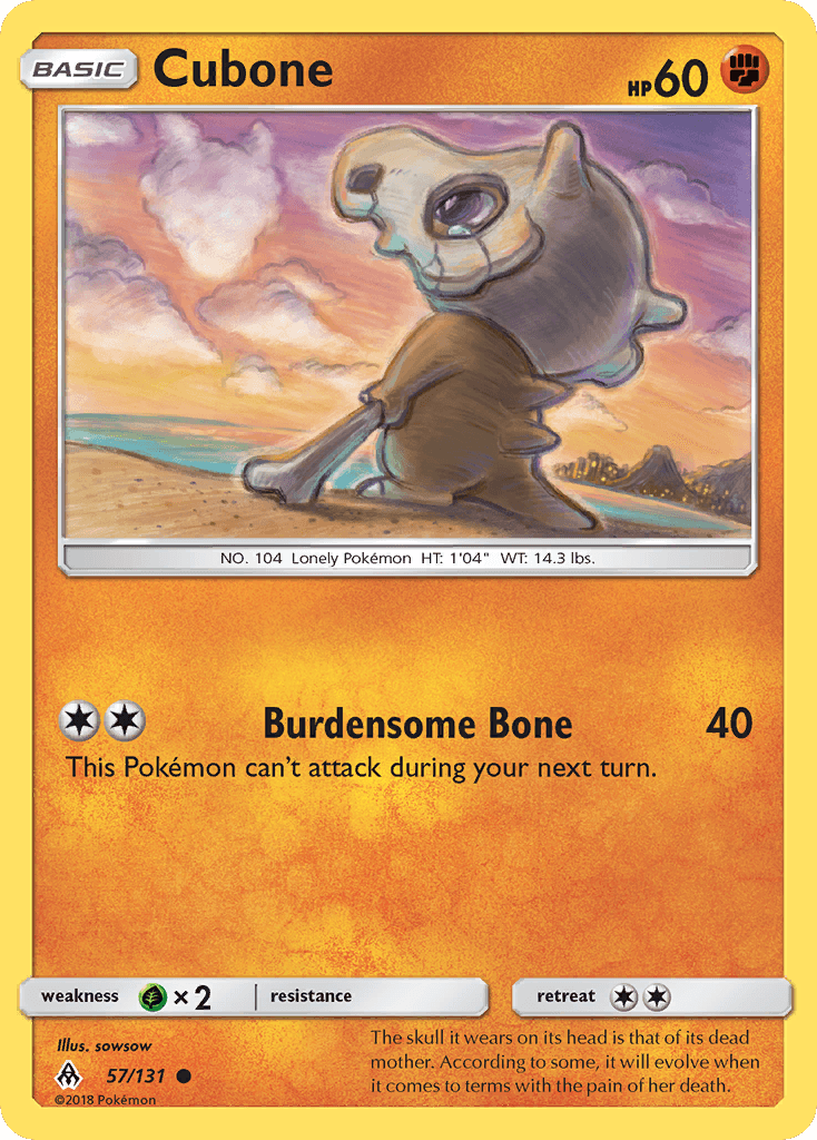 Cubone Forbidden Light