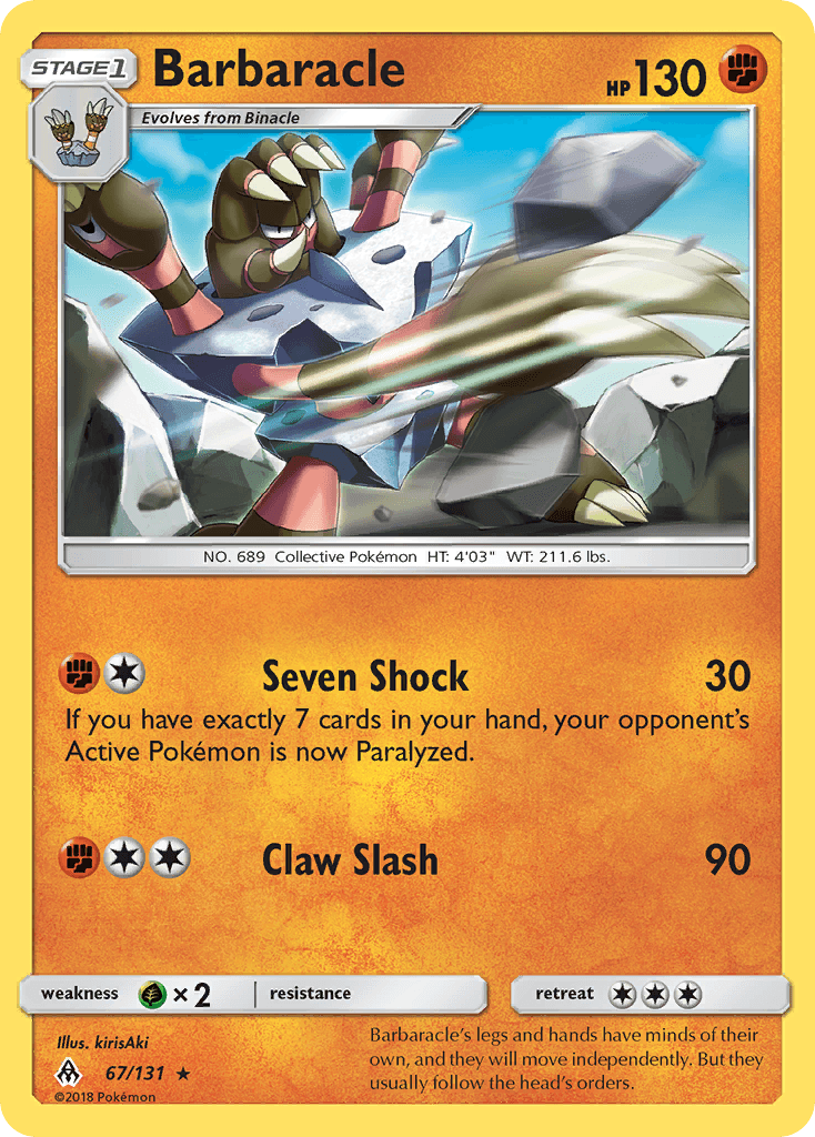 Barbaracle Forbidden Light