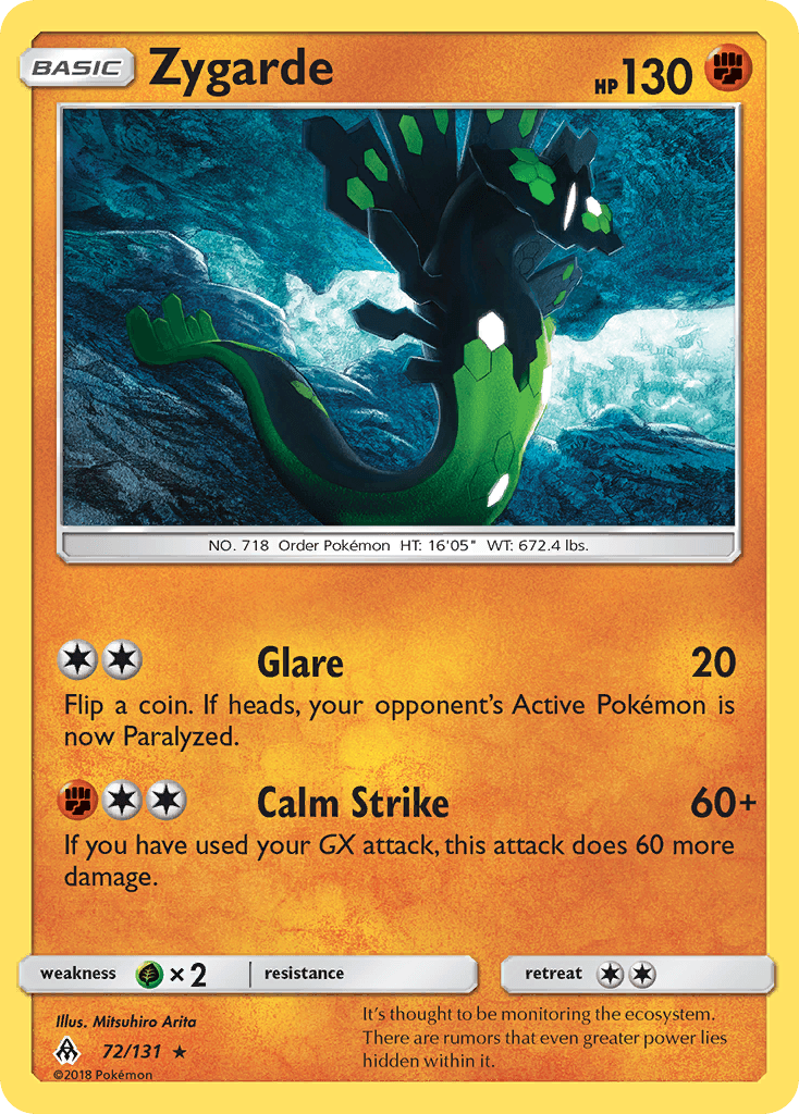 Zygarde Forbidden Light