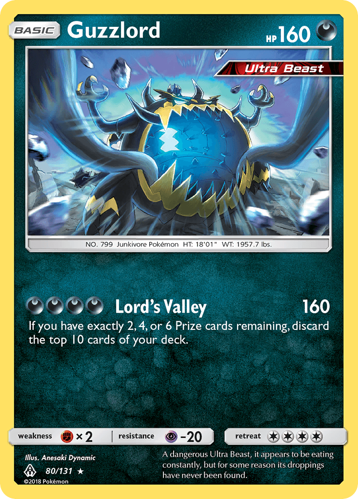 Guzzlord Forbidden Light