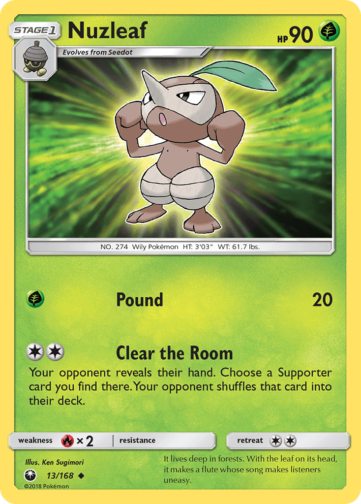 Nuzleaf Celestial Storm