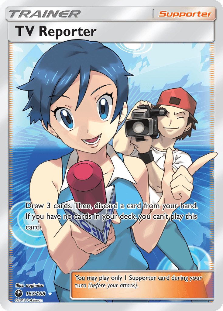 TV Reporter Celestial Storm