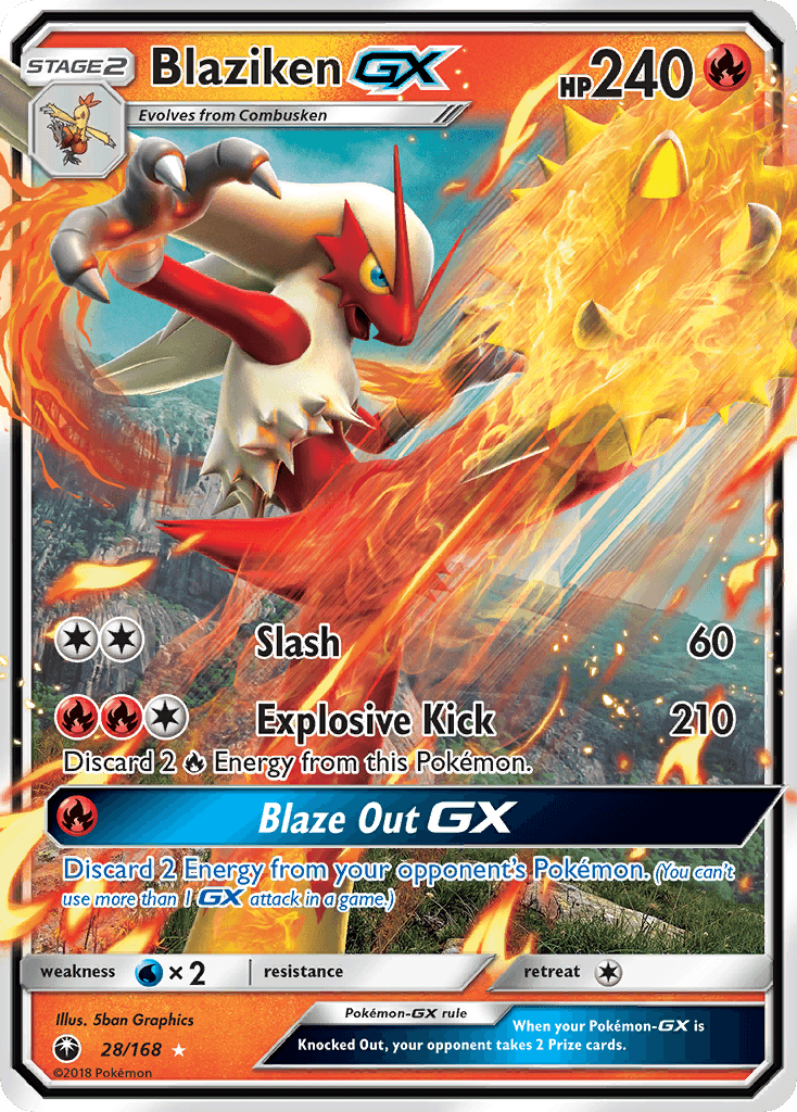 Blaziken-GX Celestial Storm