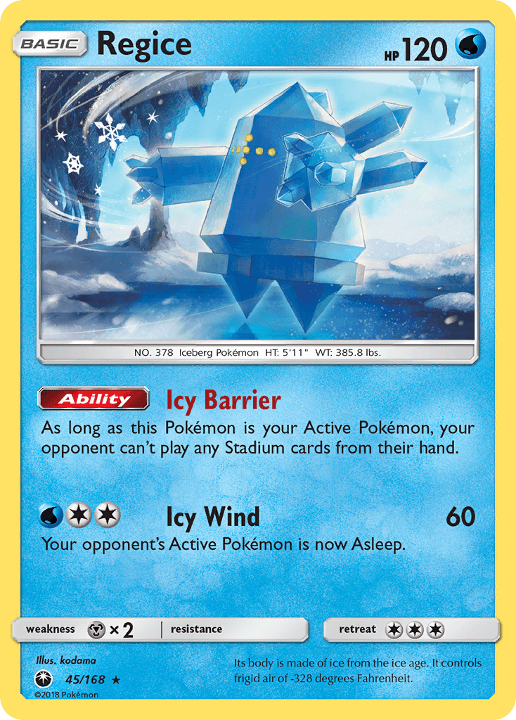 Regice Celestial Storm