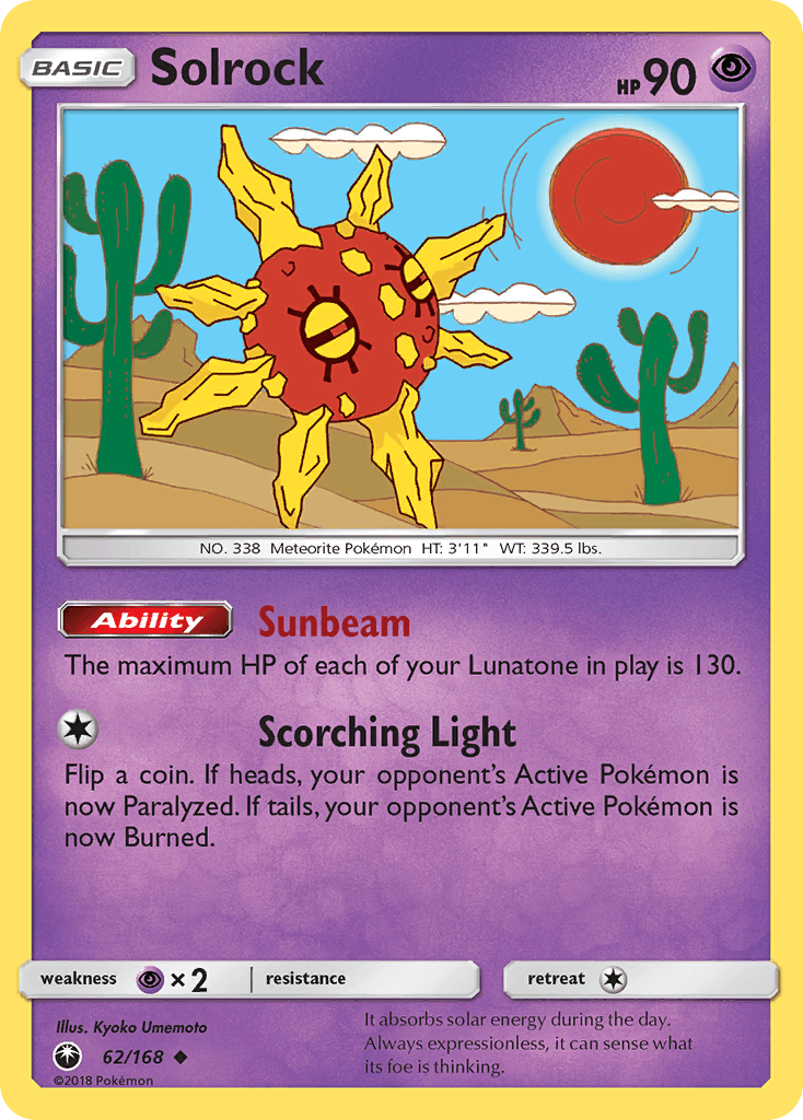 Solrock Celestial Storm