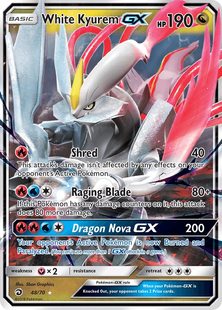 White Kyurem-GX Dragon Majesty