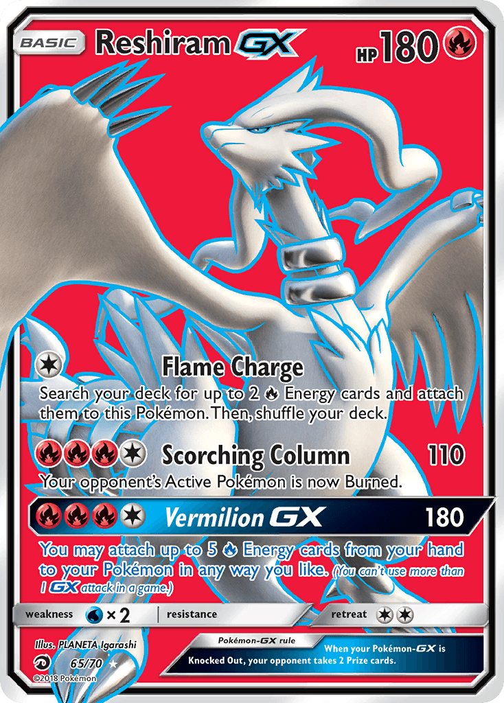 Reshiram-GX Dragon Majesty