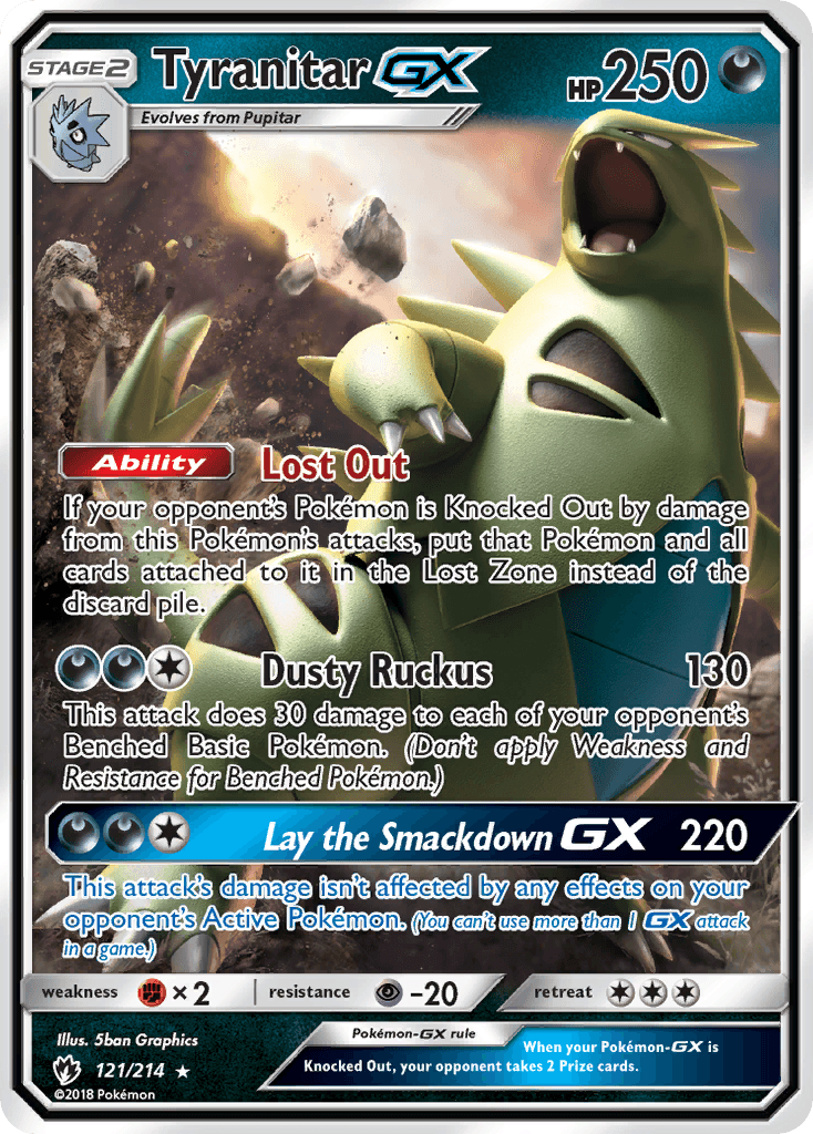Tyranitar-GX Lost Thunder