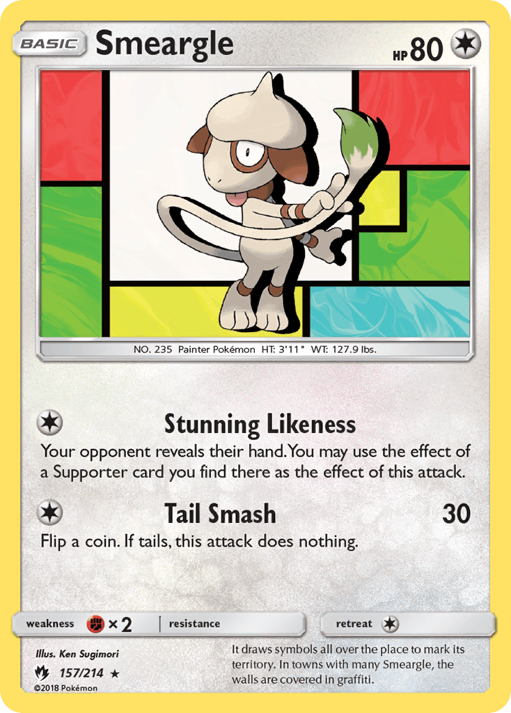Smeargle Lost Thunder