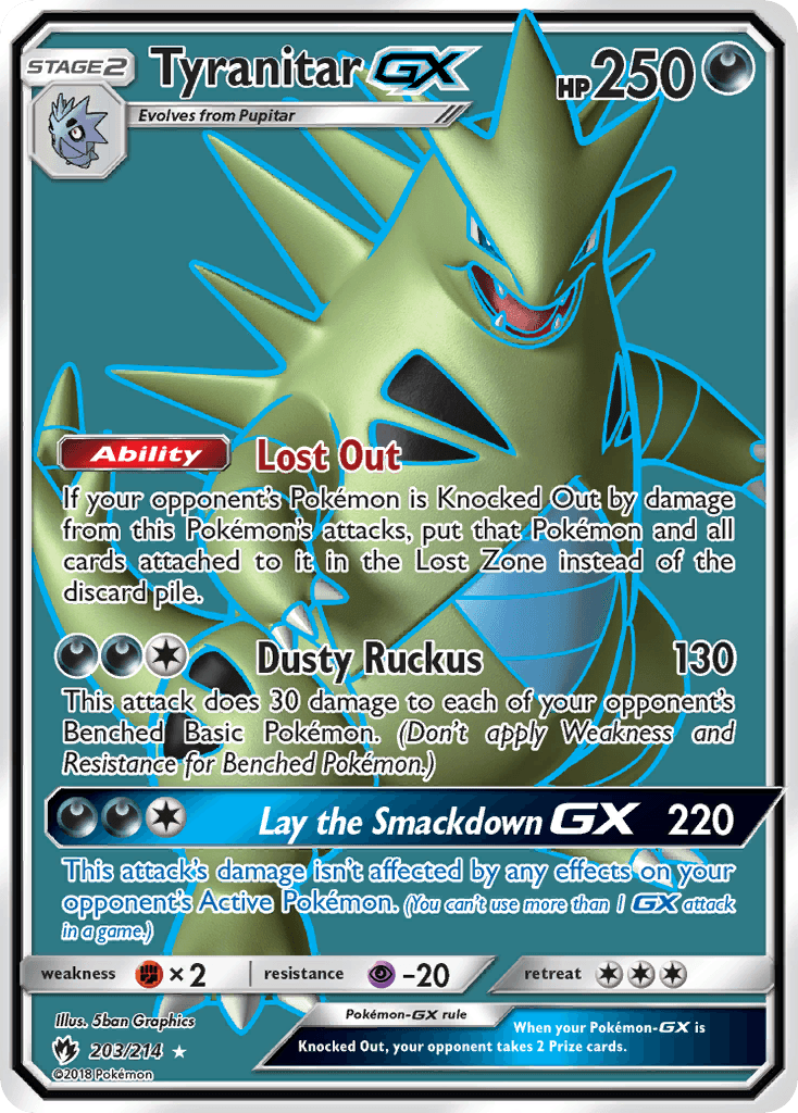 Tyranitar-GX Lost Thunder