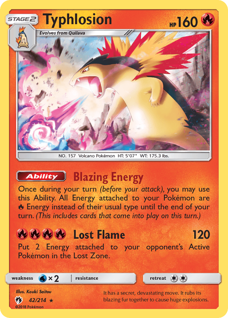 Typhlosion Lost Thunder