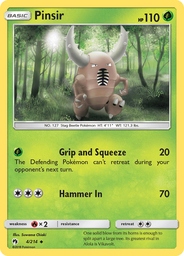 Pinsir Lost Thunder