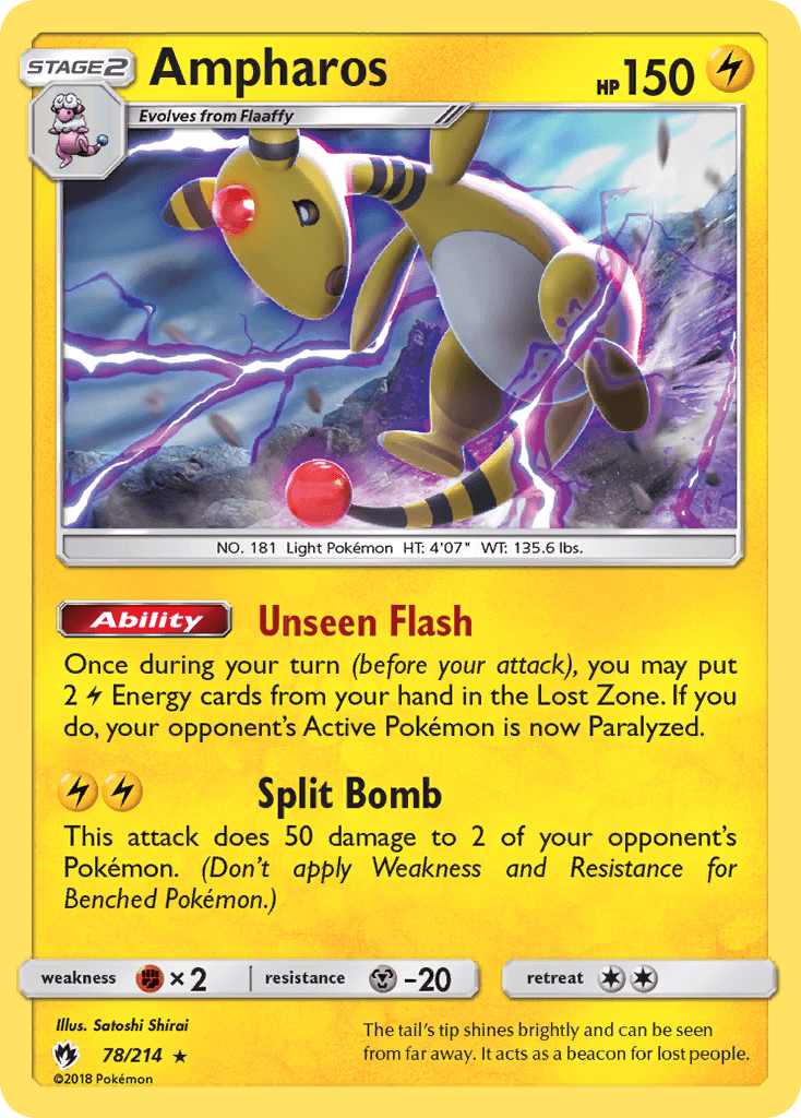 Ampharos Lost Thunder