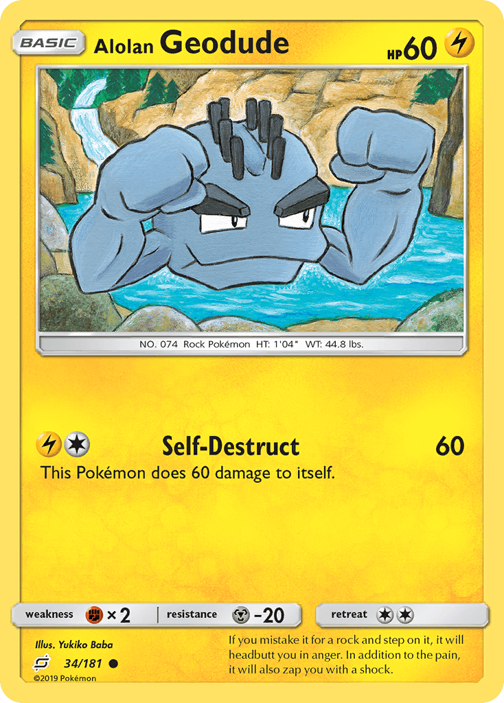 Alolan Geodude Team Up