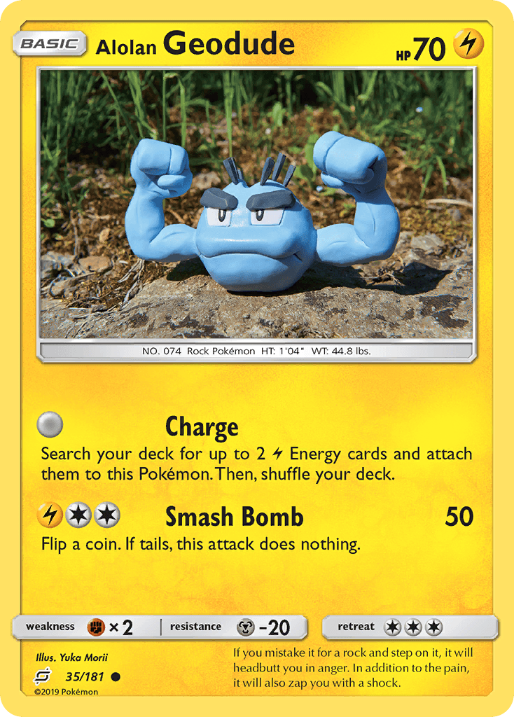 Alolan Geodude Team Up