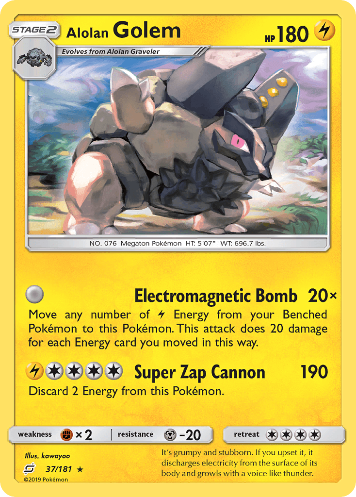 Alolan Golem Team Up