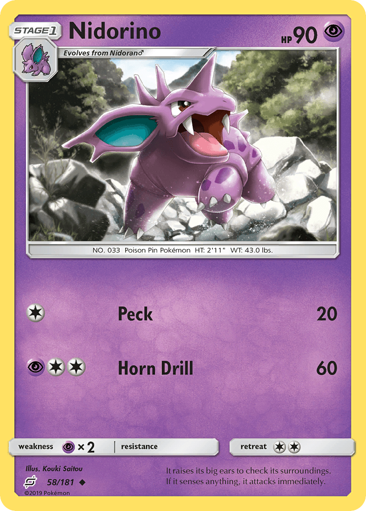 Nidorino Team Up