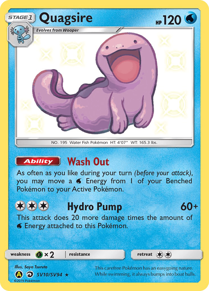 Quagsire Hidden Fates Shiny Vault