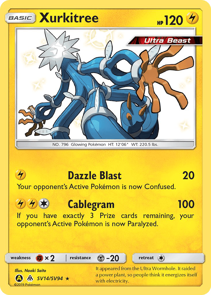 Xurkitree Hidden Fates Shiny Vault