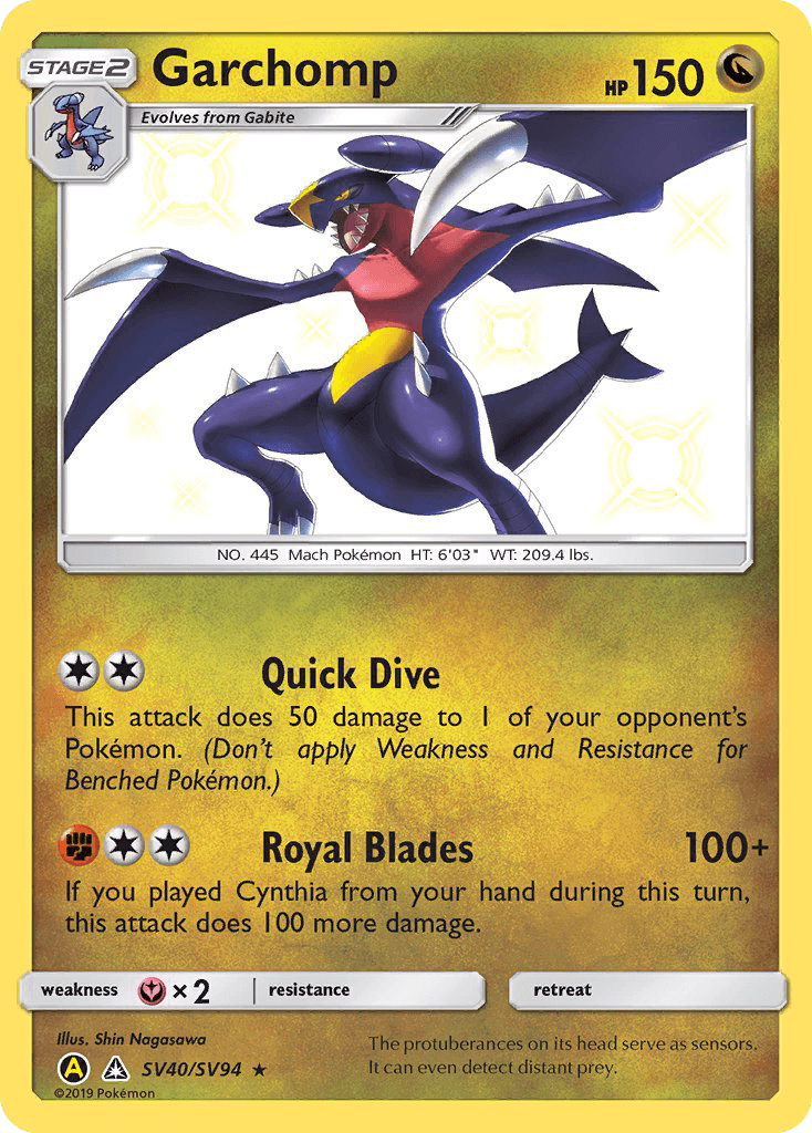 Garchomp Hidden Fates Shiny Vault