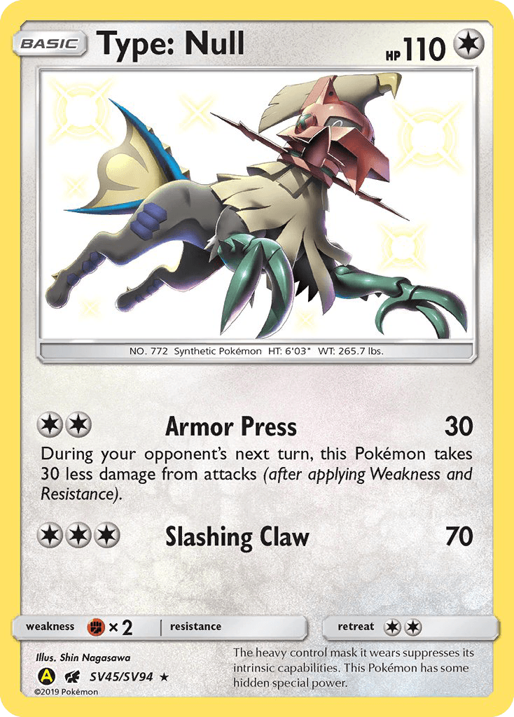 Type: Null Hidden Fates Shiny Vault